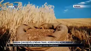 Bakan Çavuşoğlu’ndan Tahıl Koridoru Açıklaması
