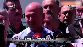 Bakan Soylu’dan İmamoğlu’na Gönderme