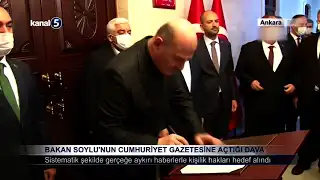 Bakan Soylu’nun Cumhuriyet Gazetesine Açtığı Dava