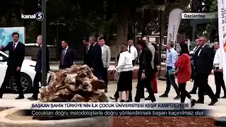 Başkan Şahin Türkiye’nin İlk Çocuk Üniversitesi Keşif Kampüsü’nde