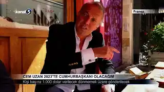 Cem Uzan: 2023’te Cumhurbaşkanı Olacağım