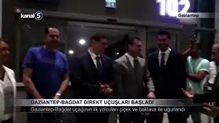 Gaziantep-Bağdat Direkt Uçuşları Başladı