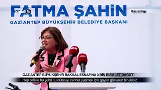 Gaziantep Büyükşehir Bakkal Esnafına 3 Bin Bisiklet Dağıttı