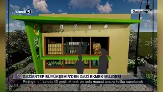Gaziantep Büyükşehir’den Gazi Ekmek Müjdesi