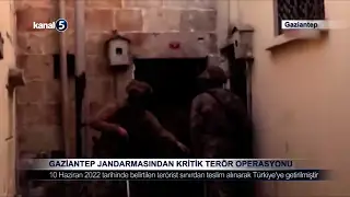 Gaziantep Jandarmasından Kritik Terör Operasyonu