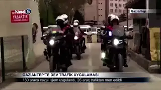 Gaziantep’te Dev Trafik Uygulaması