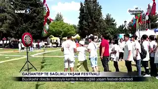 Gaziantep’te Sağlıklı Yaşam Festivali