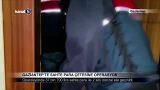 Gaziantep’te Sahte Para Çetesine Operasyon