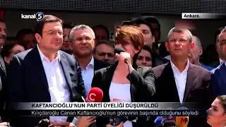 Kaftancıoğlu’nun Parti Üyeliği Düşürüldü
