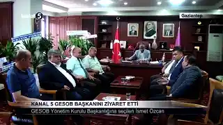 Kanal 5 GESOB Başkanını Ziyaret Etti
