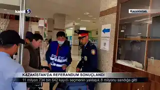 Kazakistan’da Referandum Sonuçlandı