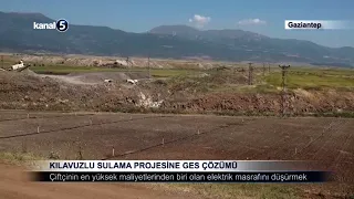 Kılavuzlu Sulama Projesine GES Çözümü