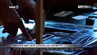Macron Mecliste Çoğunluğu Kaybetti