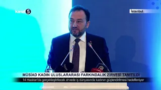 MÜSİAD Kadın Uluslararası Farkındalık Zirvesi Tanıtıldı