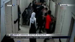 Saldırıya Uğrayan Doktor İstifa Etti
