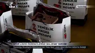 Spor Lisesi Öğrencilerine Malzeme Yardımı