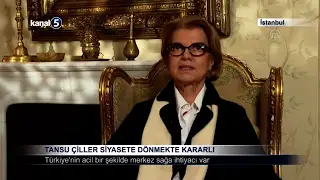 Tansu Çiller Siyasete Dönmekte Kararlı