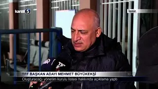 TFF Başkan Adayı Mehmet Büyükekşi