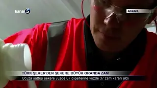 Türk Şeker’den Şekere Büyük Oranda Zam