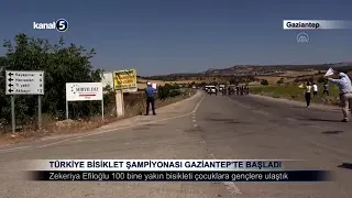 Türkiye Bisiklet Şampiyonası Gaziantep’te Başladı