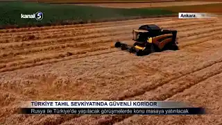 Türkiye Tahıl Sevkiyatında Güvenli Koridor