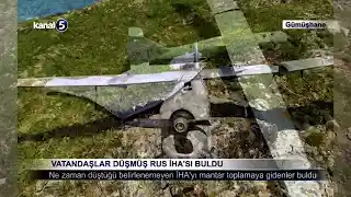 Vatandaşlar Düşmüş Rus İHA’sı Buldu