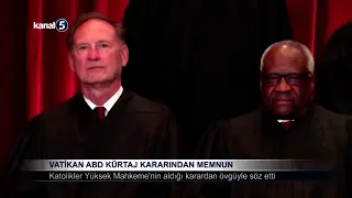 Vatikan ABD Kürtaj Kararından Memnun