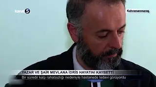 Yazar Ve Şair Mevlana İdris Hayatını Kaybetti
