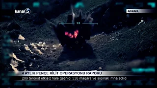 4 Aylık Pençe Kilit Operasyonu Raporu