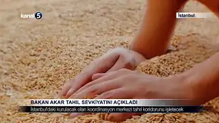 Bakan Akar Tahıl Sevkiyatını Açıkladı