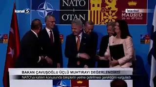 Bakan Çavuşoğlu Üçlü Muhtırayı Değerlendirdi