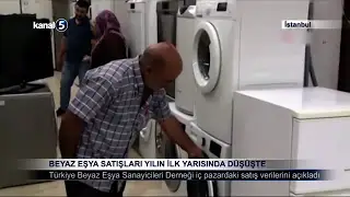 Beyaz Eşya Satışları Yılın İlk Yarısında Düşüşte