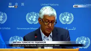 BM’den Türkiye’ye Teşekkür