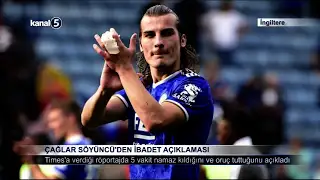 Çağlar Söyüncü’den İbadet Açıklaması