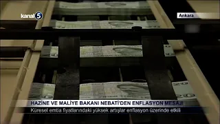 Hazine ve Maliye Bakanı Nebati’den Enflasyon Mesajı