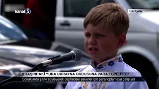 8 Yaşındaki Yura Ukrayna Ordusuna Para Topluyor