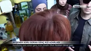 Akşener Soru Soran Genç Kızı Azarladı