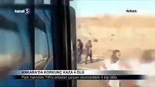 Ankara’da Korkunç Kaza 4 Ölü