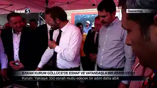 Bakan Kurum Göllüce’de Esnaf ve Vatandaşla Bir Araya Geldi
