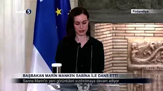 Başbakan Marin Manken Sabina İle Dans Etti