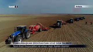 Cumhurbaşkanı Erdoğan’dan Ucuz Gıda Talimatı