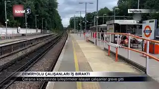 Demiryolu Çalışanları İş Bıraktı