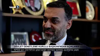 Devlet Denetleme Kurulu Başkanı’ndan Açıklama