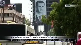 Erdoğan ve Esad Özbekistan’da Görüşecek