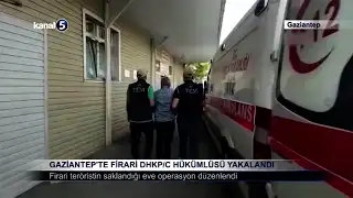 Gaziantep’te Firari DHKP/C Hükümlüsü Yakalandı