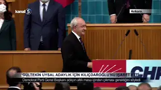 Gültekin Uysal Adaylık İçin Kılıçdaroğlu’nu İşaret Etti
