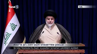 Irak’ta Şii Lider Sadr Siyasetten Çekildi