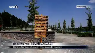 Karavan Park Hizmete Açılacak