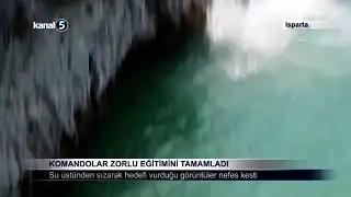 Komandolar Zorlu Eğitimini Tamamladı