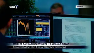 Merkez Bankası Rezervleri 112,3 Milyar Dolar